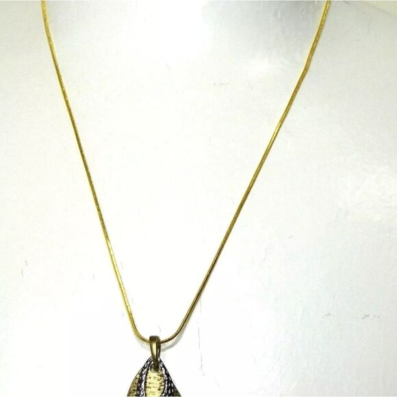 Lia Sophia MORSEL Necklace, 16-19", Gold & Black, NWOT - Picture 9 of 10